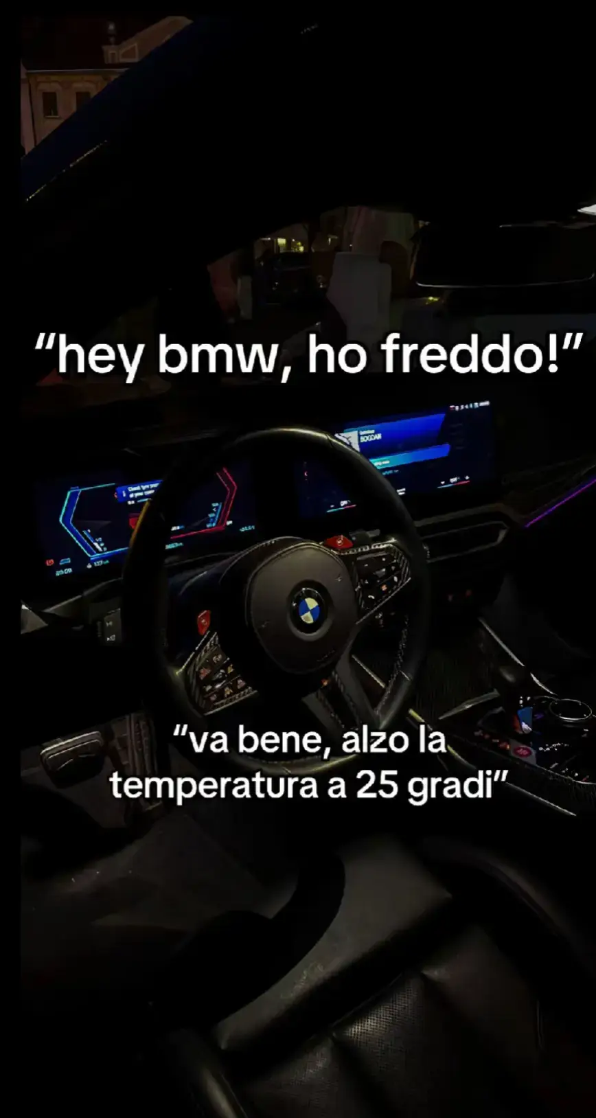 tocca lo scarico se hai freddo tanto al massimo ti bruci #scarico 
