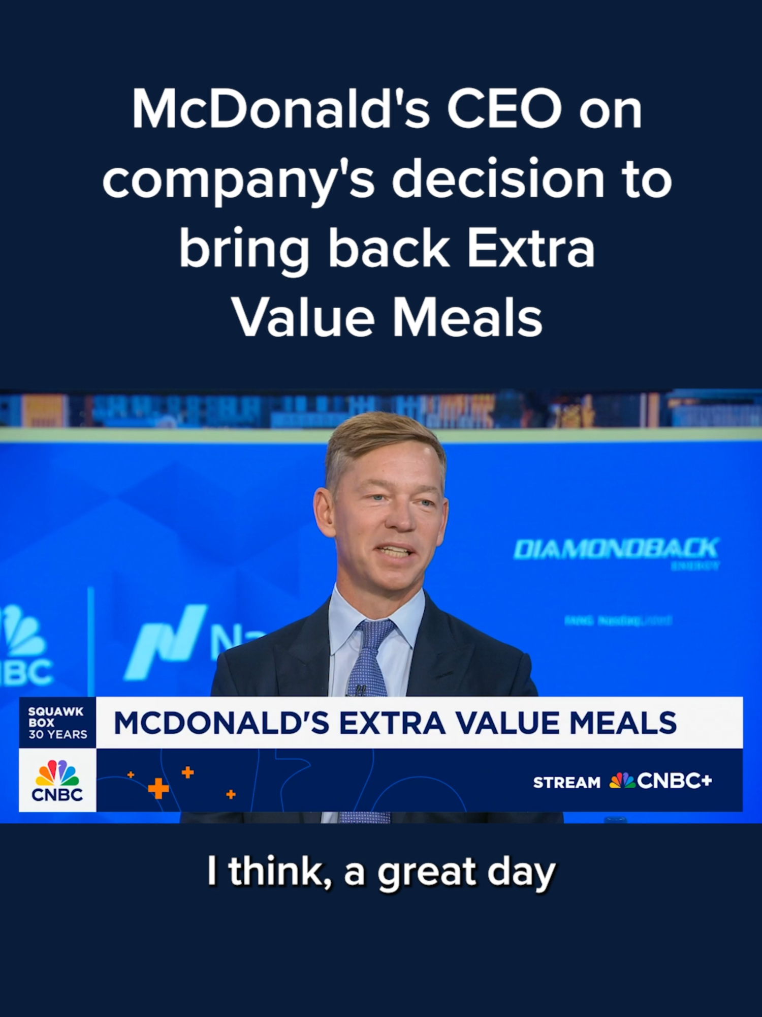 #McDonalds on Tuesday announced that it is expanding its value offerings in a bid to reach price-conscious diners. Starting Monday, the fast-food giant is bringing back its Extra Value Meals, which were last promoted before the Covid-19 pandemic. Customers will save 15% on the combo meals compared with buying the entree, fries and a drink separately, the company said. Read more at the #linkinbio or tap on your screen. #CNBC