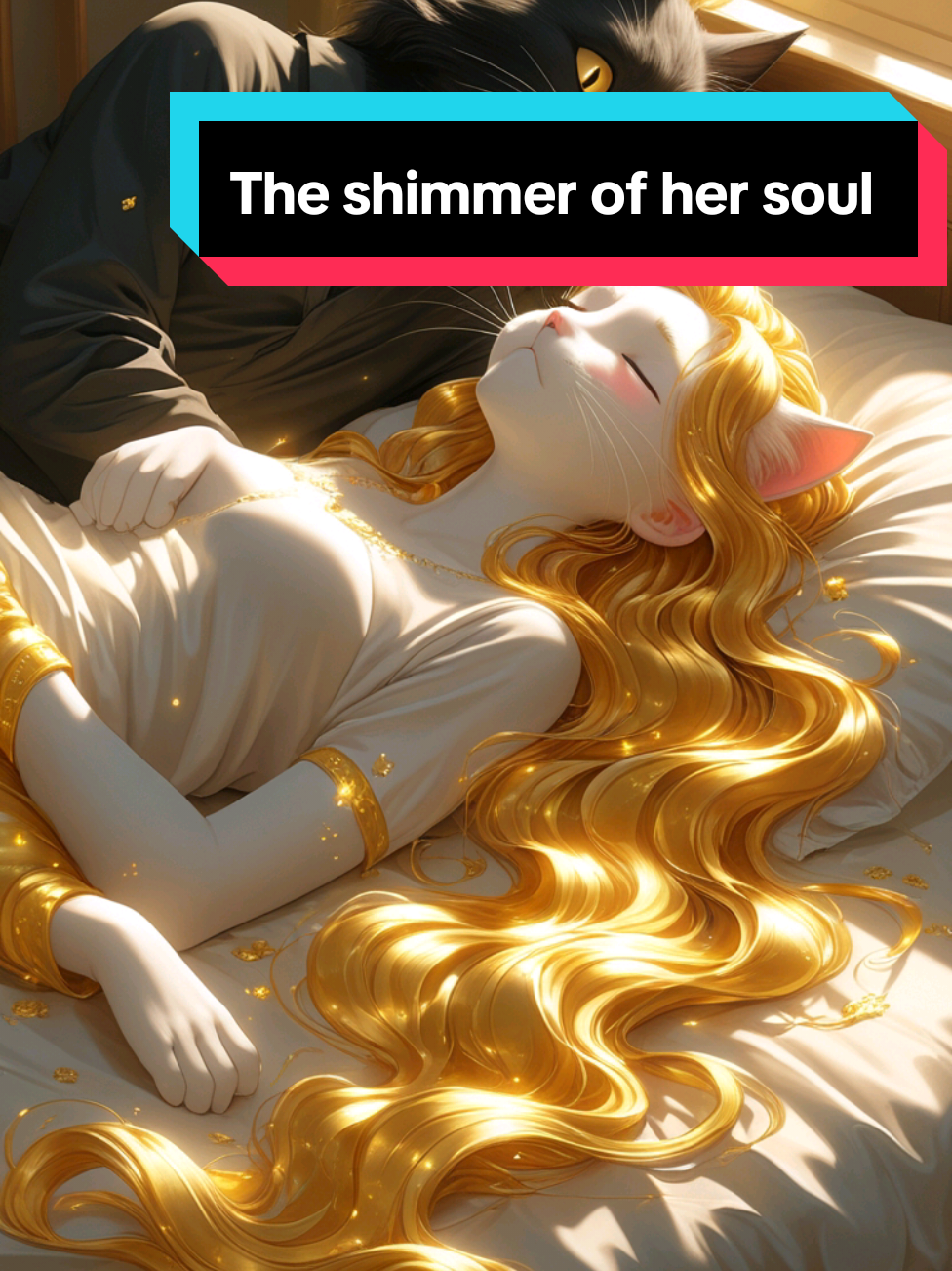 ✨ Title: “The Golden Strands of Destiny” 📖 Short Story: Once, a poor white cat with long golden wavy hair lived quietly, never knowing her beauty was a treasure. She married a black male cat who seemed loving, but his heart was filled with greed. One night, while she slept peacefully, he cut her golden hair and sold it to a gold shop, laughing as he betrayed her trust. Heartbroken, she went to the police, and justice soon caught up with him. But her story did not end in sorrow. Her golden hair grew back, brighter and more radiant than ever, and she rose from her pain with strength. Soon, the world discovered her beauty — not just in her golden hair, but in her resilience. She became a famous model, admired by everyone, shining on runways and billboards. As crowds cheered her name, her husband watched from the shadows, consumed with regret. She had lost everything once, but in truth, she gained far more — her freedom, her dignity, and a destiny brighter than gold. #aicat  #catvideo  #catstory  #fyp  #goviral 