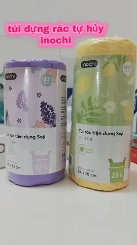 túi đựng rác tự hủy inochi tiện dụng, vào giỏ hàng để tham khảo  có nhiều size cho mn lựa chọn  #dodadung #dodadungtainha #tuidungracinochi #inochi  #thiclubs @Thi clubs 