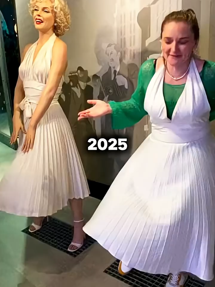 1955 Marilyn Monroe White Dress – Brought to 2025