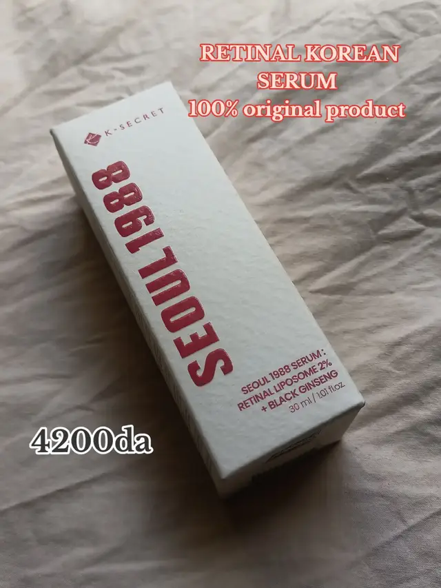 🌸 سيروم سيول 1988 ريتينال ليبوزوم 2٪ + الجنسنغ الأسود يُقلل البقع الداكنة ✨ يعزز الكولاجين 🌿 يسرّع تجديد الخلايا 🔄 لبشرة ناعمة، صافية، ومشرقة. راسلينا للطلب – الكمية محدودة. --- 🌸 SÉRUM SEOUL 1988 Rétinal Liposome 2% + Ginseng Noir Estompe les taches brunes ✨ Stimule la production de collagène 🌿 Accélère le renouvellement cellulaire 🔄 Pour une peau lisse, éclatante et nette. DM pour commander – stock limité. --- 🌸 SEOUL 1988 SERUM Retinal Liposome 2% + Black Ginseng Fades dark spots ✨ Boosts collagen 🌿 Speeds up cell renewal 🔄 For a smooth, clear, radiant skin. DM to order – limited stock available. 