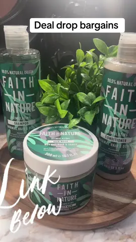Ready to level up your haircare routine with a little nature magic? 🌿 The Faith In Nature Stimulating Rosemary bundle is here to transform your shower into a botanical ritual. With shampoo, conditioner, and a nourishing mask—all 99.5% natural origin—it’s the perfect trio for a fresh, feel-good haircare moment #backToit #dealdrops #tiktokmademebuyit #haircare #faithinnature @faithinnature_uk 