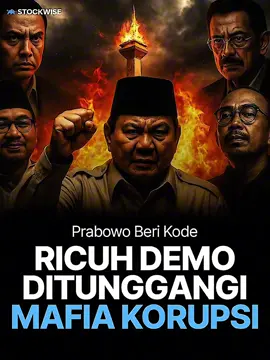 Presiden Prabowo Subianto memberikan sinyal sudah mengetahui dalang di balik aksi demo ricuh yang terjadi di berbagai daerah beberapa hari terakhir ini. Namun, dia enggan membeberkan secara detil mengingat masih dalam proses investigasi. 