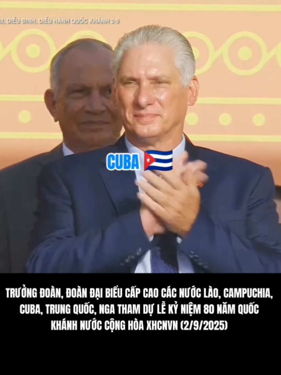TRƯỞNG ĐOÀN, ĐOÀN ĐẠI BIỂU CẤP CAO CÁC NƯỚC LÀO, CAMPUCHIA, CUBA, TRUNG QUỐC, NGA THAM DỰ LỄ KỶ NIỆM 80 NĂM CMT8 THÀNH CÔNG VÀ QUỐC KHÁNH NƯỚC CỘNG HÒA XHCNVN (2/9/1945-2/9/2025)  #QUOCKHANH  #80namquockhanh  #dieubinhvietnam 