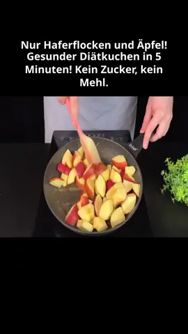 Nur Haferflocken und Äpfel! Gesunder Diätkuchen in 5 Minuten! Kein Zucker, kein Mehl. #02