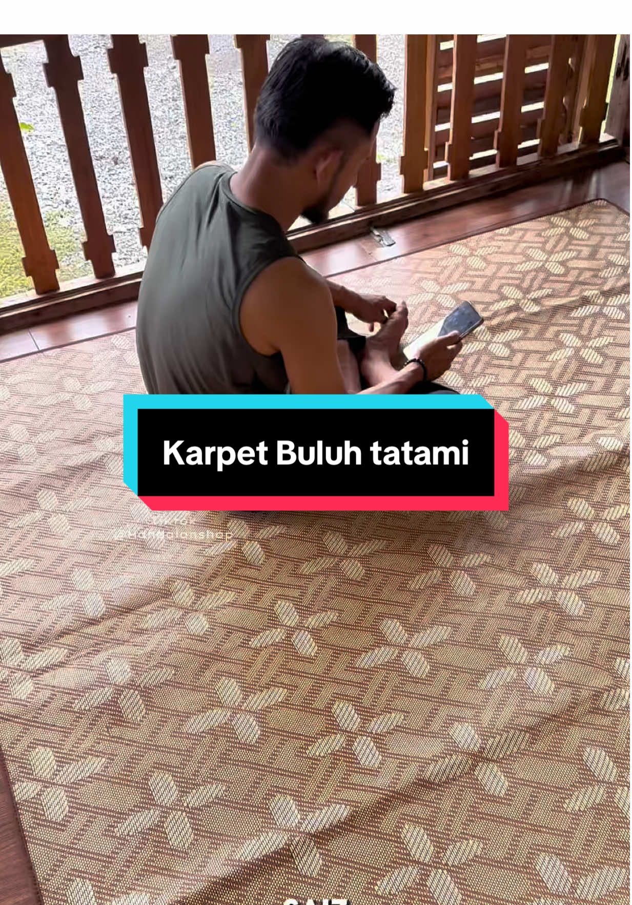 Patutlah asyik lalu fyp cantik betul karpet buluh tatami ni #karpetbuluhtatami #carpetbuluhmoden #karpetbamboo #karpetmurah #bamboojapanesecarpet 