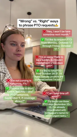 Now it’s after Labor Day, this is how you can ask for PTO! 😊 #confidence #confidenceboost #confidencecoach #confidentwomen #pto 