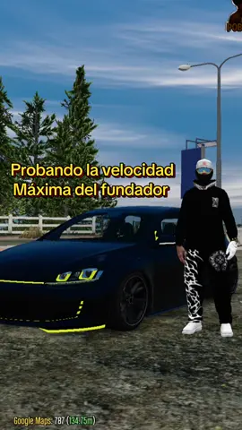 Es tanta la velocidad que se descontrola al andar #gta5 #gtarp #gtaroleplay #humor #carreras 