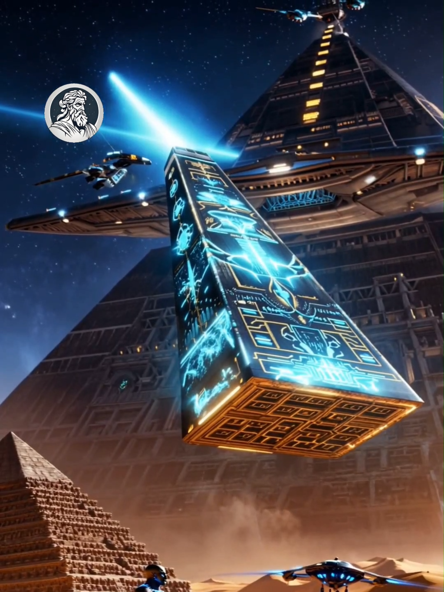 HOW THE PYRAMIDS WERE MADE #cadamitologia #ai #giants #desert #egypt #pyramids #alien #fyp