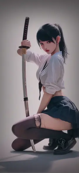 samurai girl charging animation and live wallpaper #charginganimation #livewallpaper #fyp #animation #wallpaper 