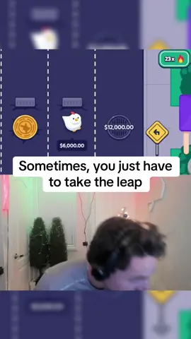 Sometimes, you just have to take the leap #kickstreaming 