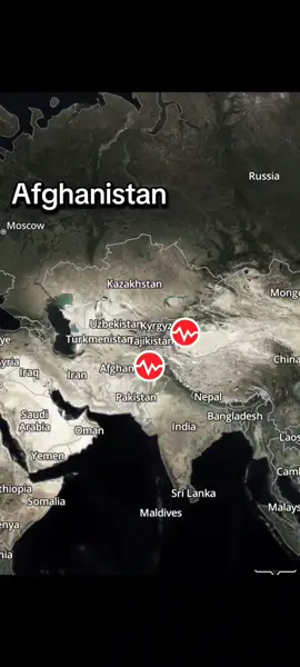 Another earthquake has struck Afghanistan in the same region as the 6.0 magnitude earthquake  9/2/2025 #earthquake #afghanistan #quakewatching #seismic 