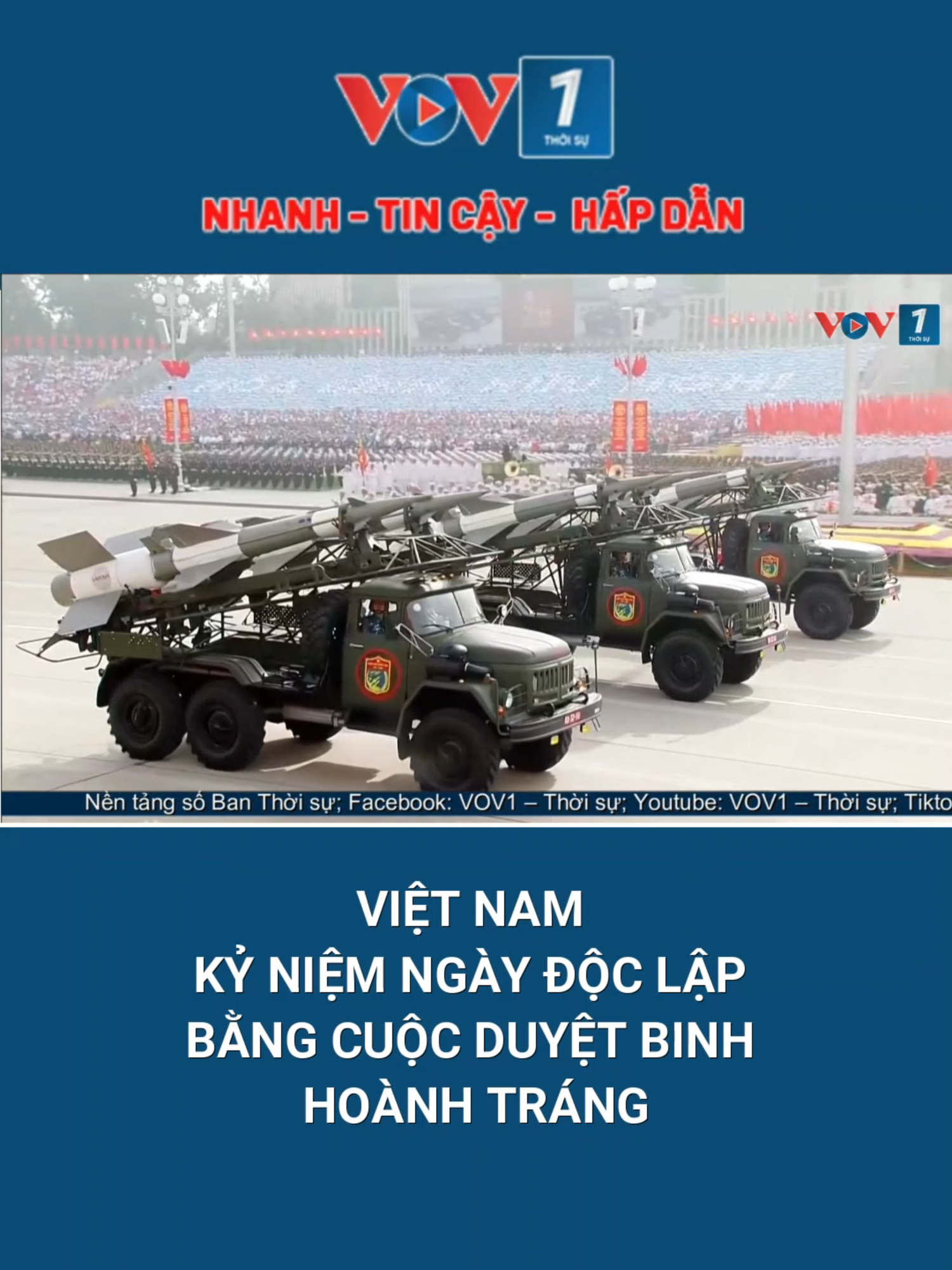 Việt Nam kỷ niệm ngày độc lập bằng cuộc duyệt binh hoành tráng #vietnam #duyetbinh #2.9 #ledoclap