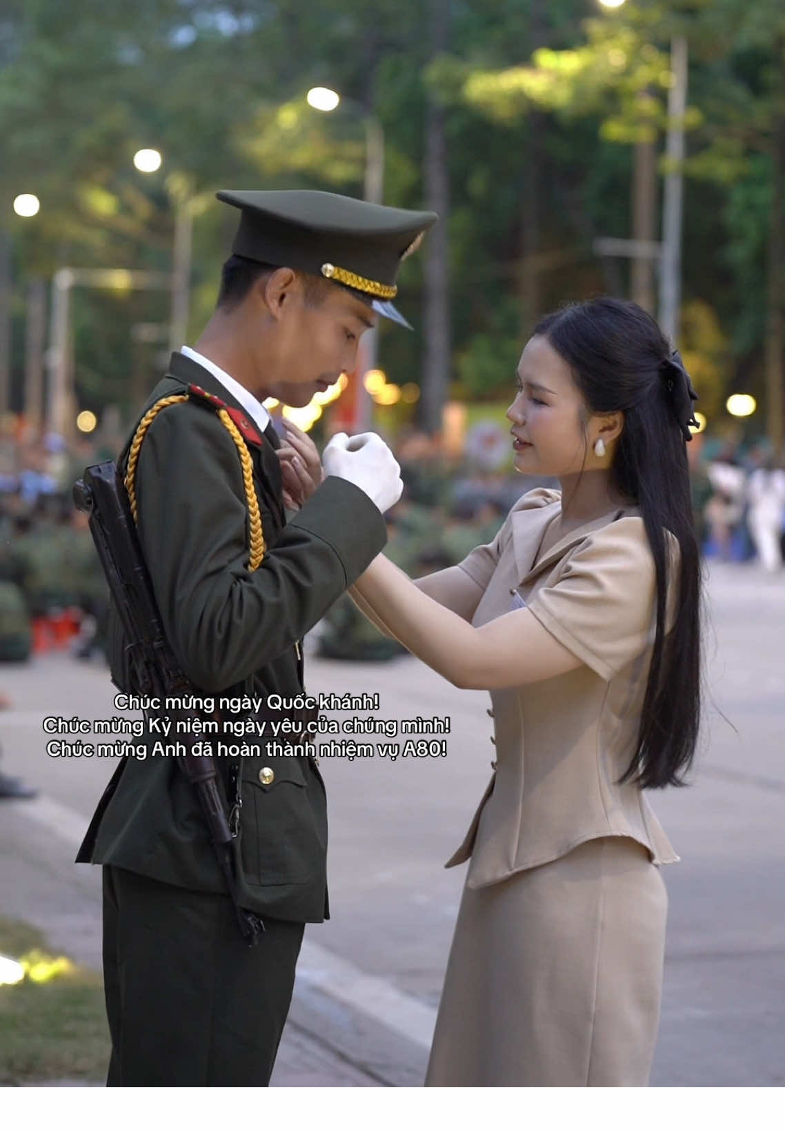 Hôm nay là một ngày với thật nhiều điều đáng chúc mừng. Và ngày mai thôi anh sẽ trở về với em rồi @Adonis #hauphuongvungchac #a80 #dieubinhdieuhanh #quockhanh #nguoiyeu 