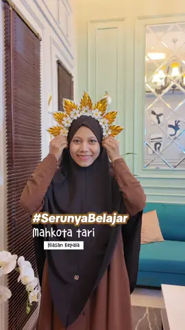 #serunyabelajar bikin mahkota kreasi tari nirmala #serunyaditiktok #serunya17an #bikinanicy #mahkotatari 