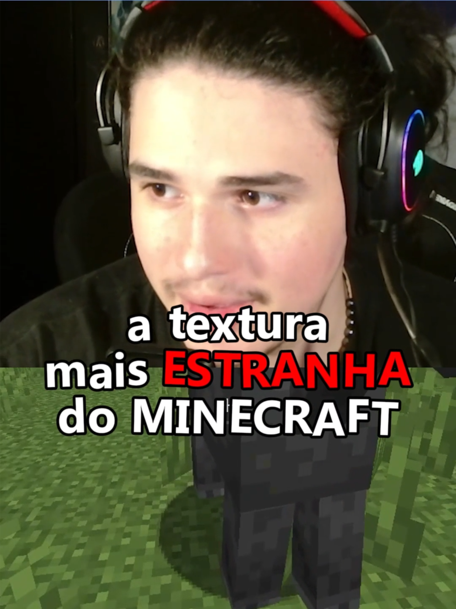 a textura mais ESTRANHA @kellerzons #Minecraft