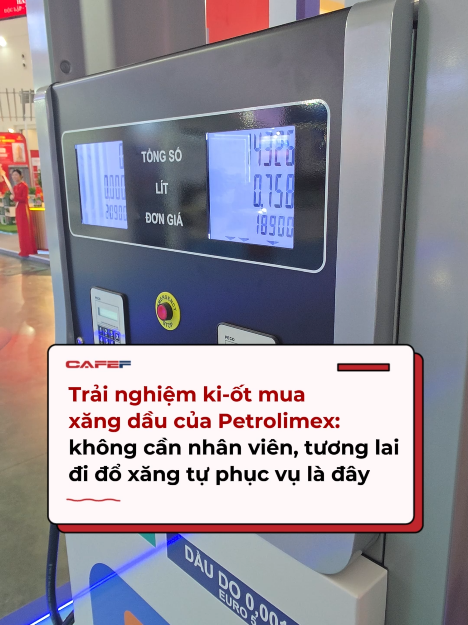 Theo giới thiệu, các ki-ốt mua xăng dầu tự động của Petrolimex đã được triển khai từ năm 2021. Tuy nhiên, mới chỉ có tại khu vực đường cao tốc nơi vắng người #Petrolimex #A80 #CafeF #amm #thanhtuudatnuoc