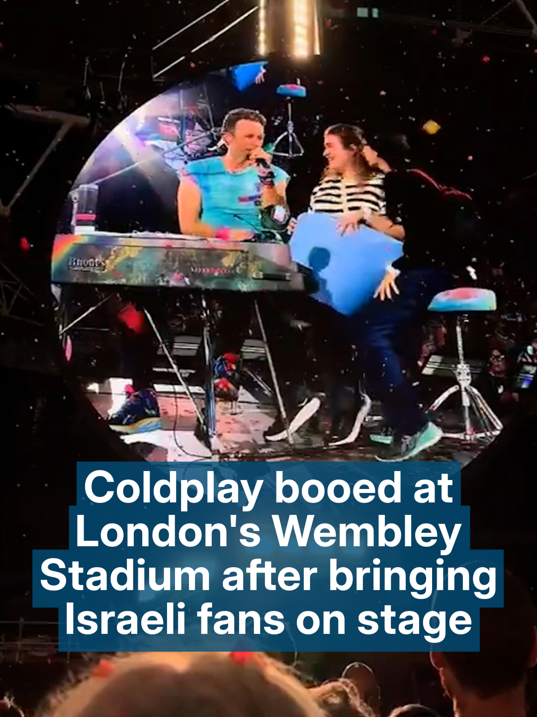 Coldplay’s Wembley show made headlines after Chris Martin invited two Israeli fans on stage, drawing boos from the crowd.