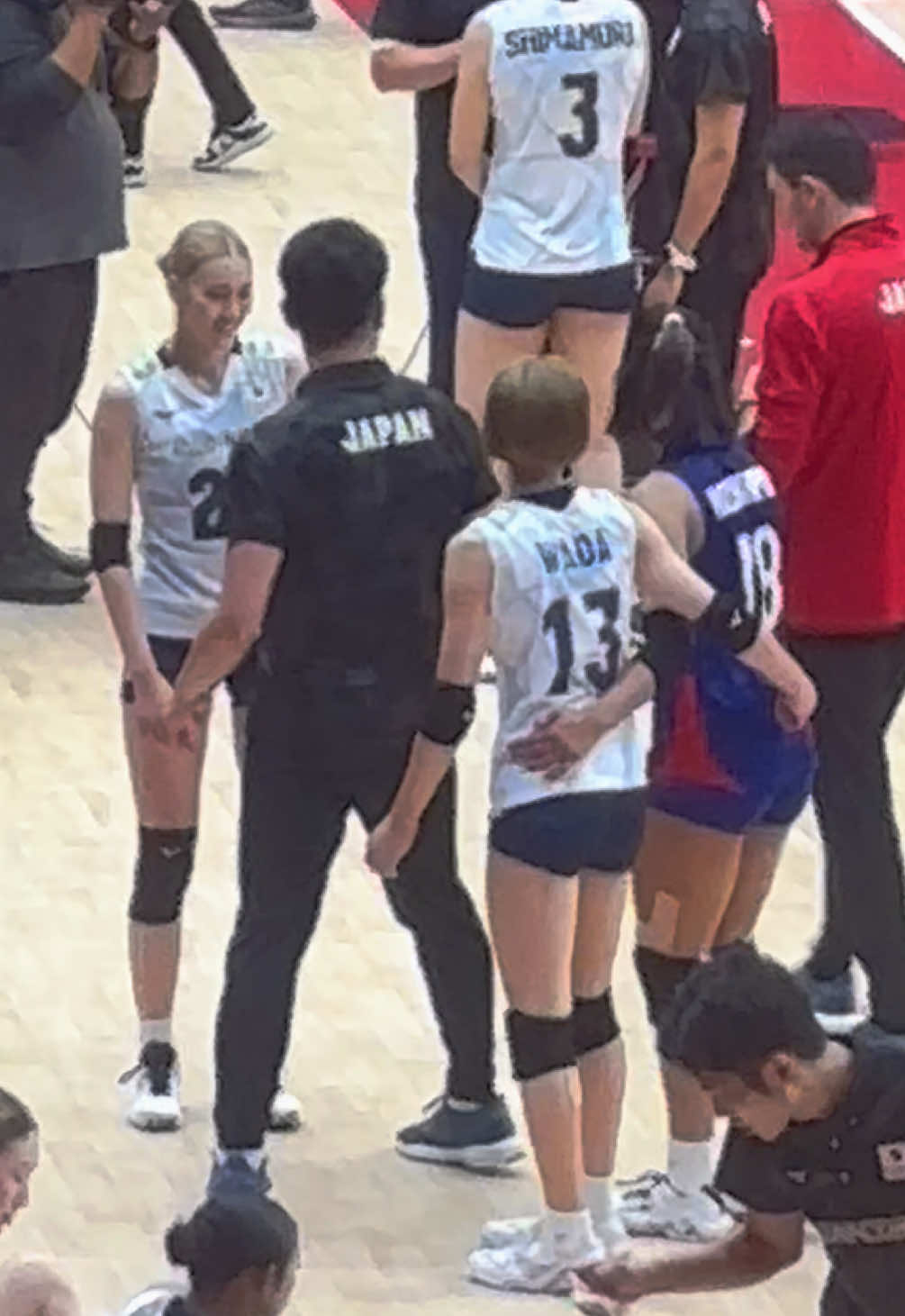 🚀💙🤍 #เพียวอัจฉราพร #yukikowada #yoshinosato #วอลเลย์บอลหญิงทีมชาติไทย #volleyballjapan 