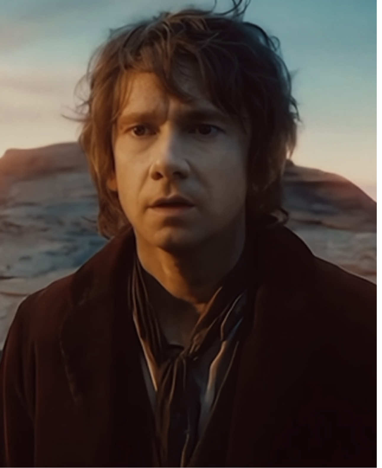 - Can you promise that I will come back? - No. And if you do, you will not be the same. @__mirkwood__ @★  francis  ★ @★Moony★🐶🐺🦌🐀🐈 @asher @𝒞𝓁𝒶𝓊𝒹𝒾𝒾𝒶 💜 @𝓔 <3 @ella ੈ☆₊˚⋆ @lotr_girl 🏹💚 @LOTR/TH <3 @that.lotr.girl @Thornez.cc  #bilbobaggins #bilbobagginsedit #thehobbit #jrrtolkien #lordoftherings  (Everything is fake and original tiktok)