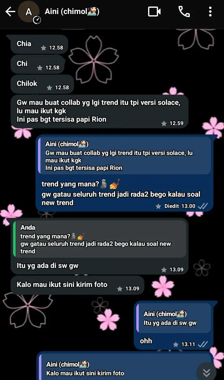 chilok&chimol jadi nama yang berarti✨ entah dimana pun berada, aku menjauhi mu bukan karna benci tapi udah nyerah, maybe... cuma aku yang nganggep kamu kek sahabat, sebaliknya engga, kalau ada kesempatan lagi see you again🌷#bestfriend #foryoupage #xybca #fyppppppppppppppppppppppp #u4 