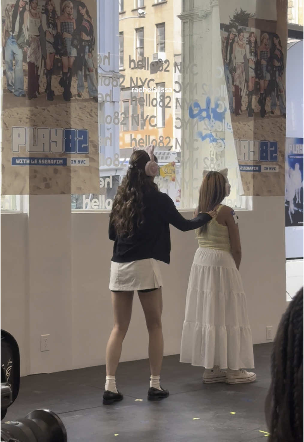 i played dance charades with lesserafim yesterday and i don’t think i will ever recover, im so grateful and can’t wait for the vid to come out  @LE SSERAFIM @hello82 #lesserafim #hello82nyc 