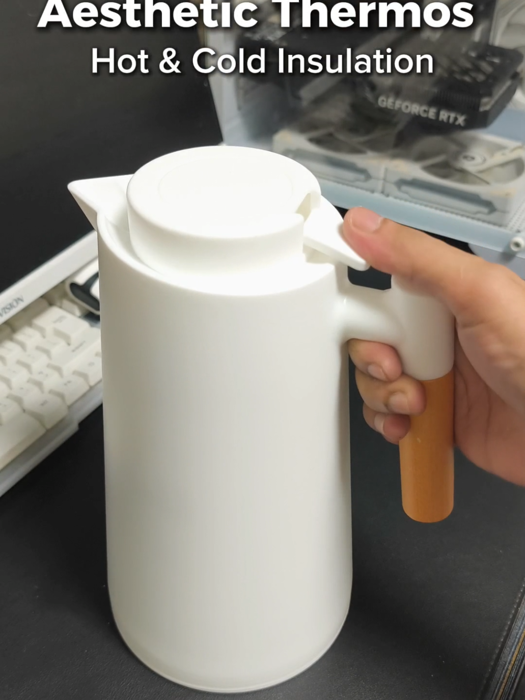 Aesthetic thermos baka makatatlong basong kape ka sa isang araw.