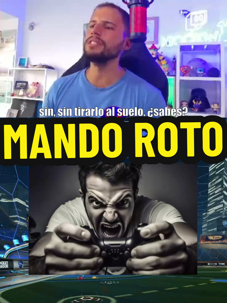 El Rocket League es el videojuego que más mandos rompe 🎮