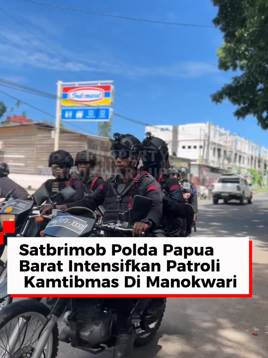 Satuan Brimob Polda Papua Barat intensifkan patroli Kamtibmas di Manokwari  #papuabarat  #polri  #brimobuntukindonesia  #polrihumanis  #manokwari_papuabarat 