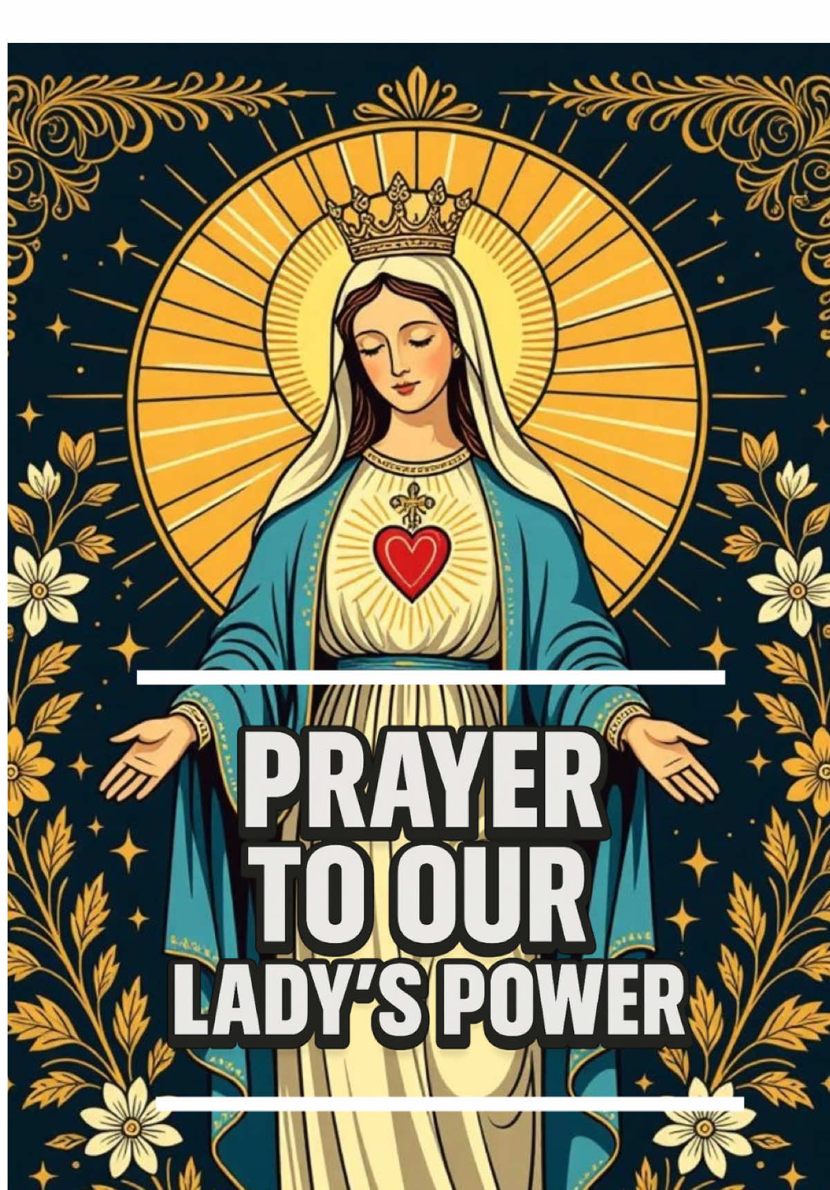 This daily prayer is offered in honor of Our Lady’s power. In the name of the Father and of the Son and of the Holy Spirit. Amen. ✝️ Immaculate Mary, Virgin most powerful, I come before you with confidence in your motherly protection. 💙 Through the power you received from the Eternal Father, I humbly beseech you. Grant me purity of heart and mind, strength in temptation, the grace to overcome the snares of the evil one, and the special intention I now place in your maternal hands. 📿 Dearest Mother, do not forsake me. Though I am poor and unworthy, despise not my prayer. ❤️ Graciously hear me for the glory of God, for your honor, and for the salvation of my soul. Amen. 🙏 Type Amen in the comments, leave your intentions below, or share this with someone.   #CatholicPrayer #OurLady #HailMary #CatholicFaith #dailyprayer 