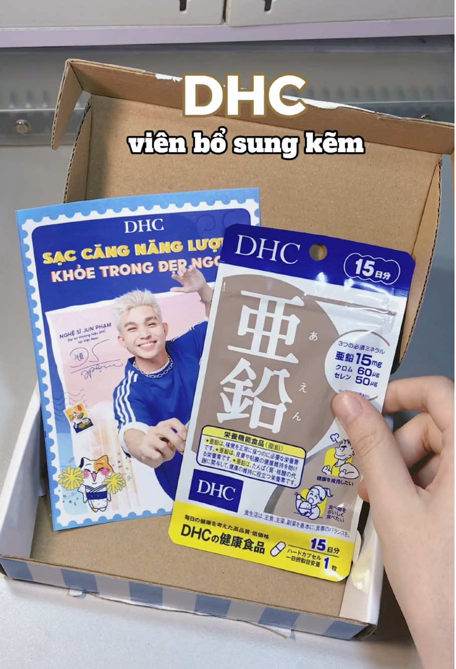 bổ sung kẽm nhá mn🤩 #dhc#vienbosungkem#viral