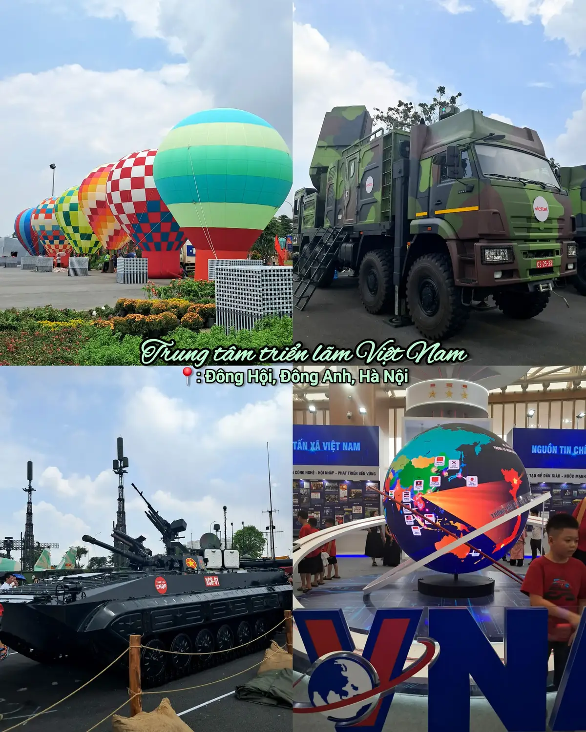 Trung tâm triển lãm Việt Nam - VEC 📍: Đông Hội, Đông Anh, Hà Nội ⏰️: 9:00 - 22:00 Miễn phí vé đến hết ngày 05/9/2025 ạ! Hôm nay 02/9 vẫn đông nhưng không đến mức chen lấn ạ! Không gian siêu rộng, hoành tráng, những chỗ trải nghiệm thực tế ảo và photobooth rất đông người xếp hàng nên mình ưu tiên những chỗ thoáng và không phải xếp hàng. Nếu có thời gian mọi người hãy khám phá hết nhé ạ! Nên tham khảo trước trên mạng và tìm bản đồ trung tâm khám phá dễ dàng hơn ạ! 😁 Mình lần đầu đi triển lãm mà thấy nhiều người quá nên cũng khó ngắm trọn vẹn được, thời tiết nắng khá nóng nữa ạ! #trienlama80 #trungtamtrienlamvietnam #trienlamquocphong #hanoi 