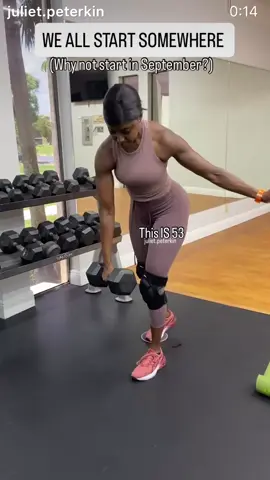 No matter your age, you CAN START actively moving and IMPROVE your fitness and build muscle🏋🏾‍♀️ While results may not always be fast, creating a SOLID STRENGTH TRAINING routine WILL show you noticeable muscle gains in a few weeks to several months. If it’s been a long time since you’ve done any exercise and you’re feeling less than fit, you might think that it’s too late to make a change. YOU’RE WRONG. In combination with an adequate supply of protein in your nutrition plan, strength training is an incredibly effective means of maintaining and even build muscle mass as we GRACEFULLY AGE.  Sadly tho, we also naturally lose muscle after 40, especially after menopause, so let’s START NOW💪🏾 It’s EXTREMELY important to  focus on sleep 😴 as well as eating a balanced diet, getting regular exercise, and managing stress to achieve optimal health.  Meal Plan🔗in bio for help) #journey #fyp #foryou #foryoupage #Fitness 