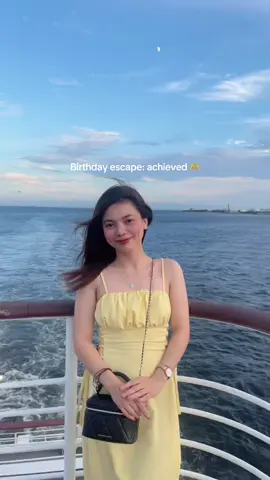 Birthday cruise + ocean views = pure bliss 💙 #birthday #fyp 