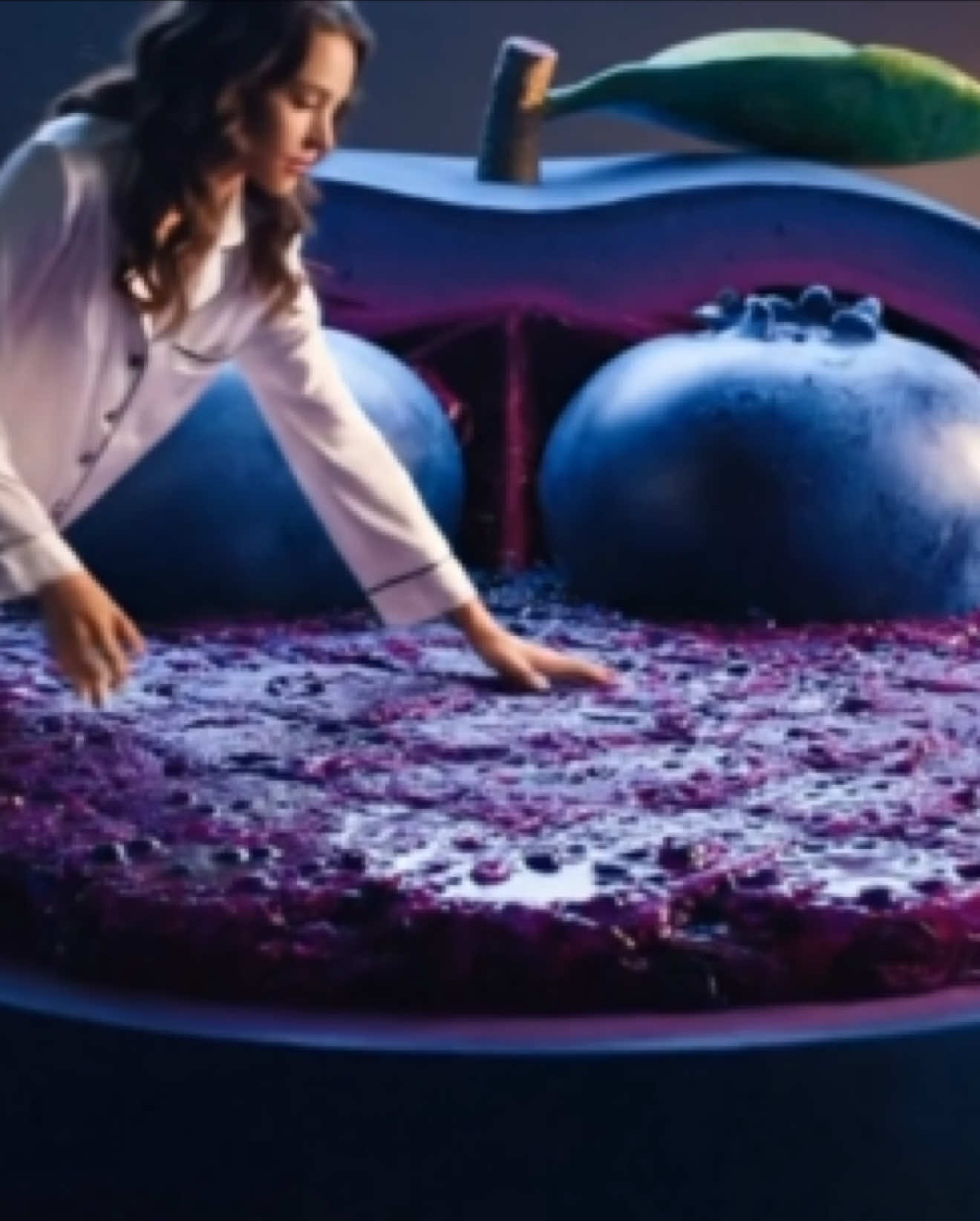 The last one is the best #asmr #aiasmr #oddlysatisfying #bedtime #fruits 