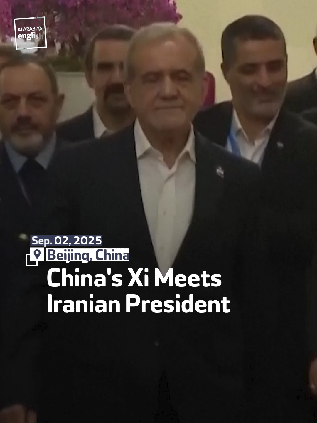 Chinese President Xi Jinping holds bilateral meeting in Beijing with Iranian President Masoud Pezeshkian. #XiJinping #MasoudPezeshkian