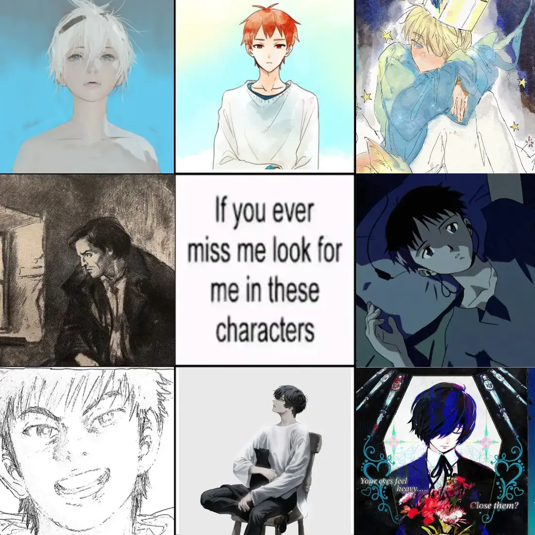 Not my usual post but yeahh #orv #zaregoto #persona3 #kiichi #evangelion 