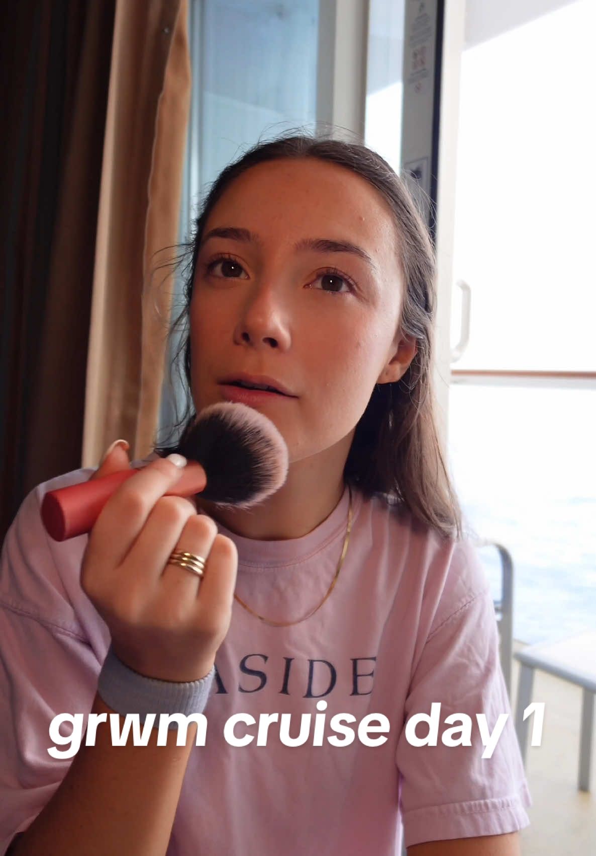 get ready with me for our first full day on the norwegian escape!!! #cruisegrwm #morningvlog #grwm #travelgrwm #traveltiktok @Norwegian Cruise Line @loréal paris usa @e.l.f. Cosmetics @essence.cosmetics @realtechniques @Milani Cosmetics 