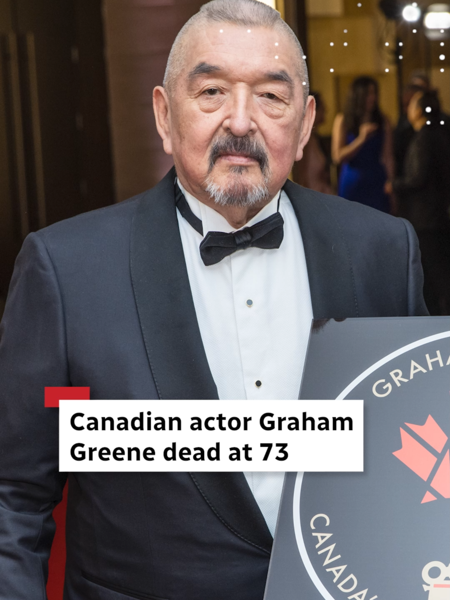 Actor Graham Greene died Monday in Stratford, Ont., at the age of 73, his manager has confirmed to CBC News. The Oneida actor from the Six Nations Reserve in Ontario was best known for film roles such as Kicking Bird, a Sioux medicine man, in 1990's Dances with Wolves, which earned him an Oscar nomination as best supporting actor. #GrahamGreene #Actor #Entertainment #News #Moment #CBCNews