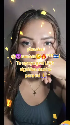 😈𝖙𝖗𝖆𝖛𝖎𝖊𝖘𝖔🫡🔥⁵⁰³🇸🇻, gracias por tu valioso apoyo en mi LIVE. Seguiré esforzándome para crear contenido LIVE aún mejor. @😈𝖙𝖗𝖆𝖛𝖎𝖊𝖘𝖔🫡🔥⁵⁰³🇸🇻 #tiktoklive #livehighlights #livegift #train #moneygun 
