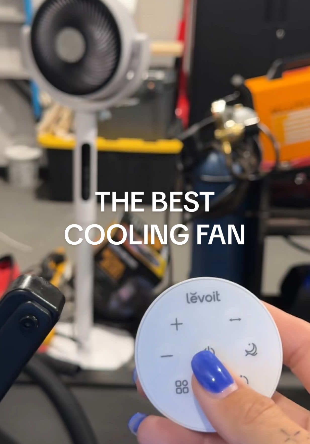 The only fan you need!  Quiet & is soooo cold 👏🏼 #coolingfan #garagefan #housefan 