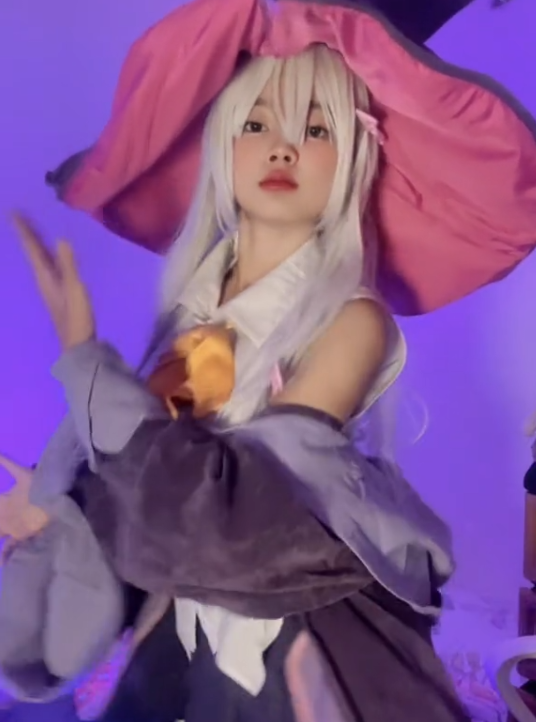 dance ini lagi dance ini lagi😹 #elaina #majonotabitabi #cosplay 