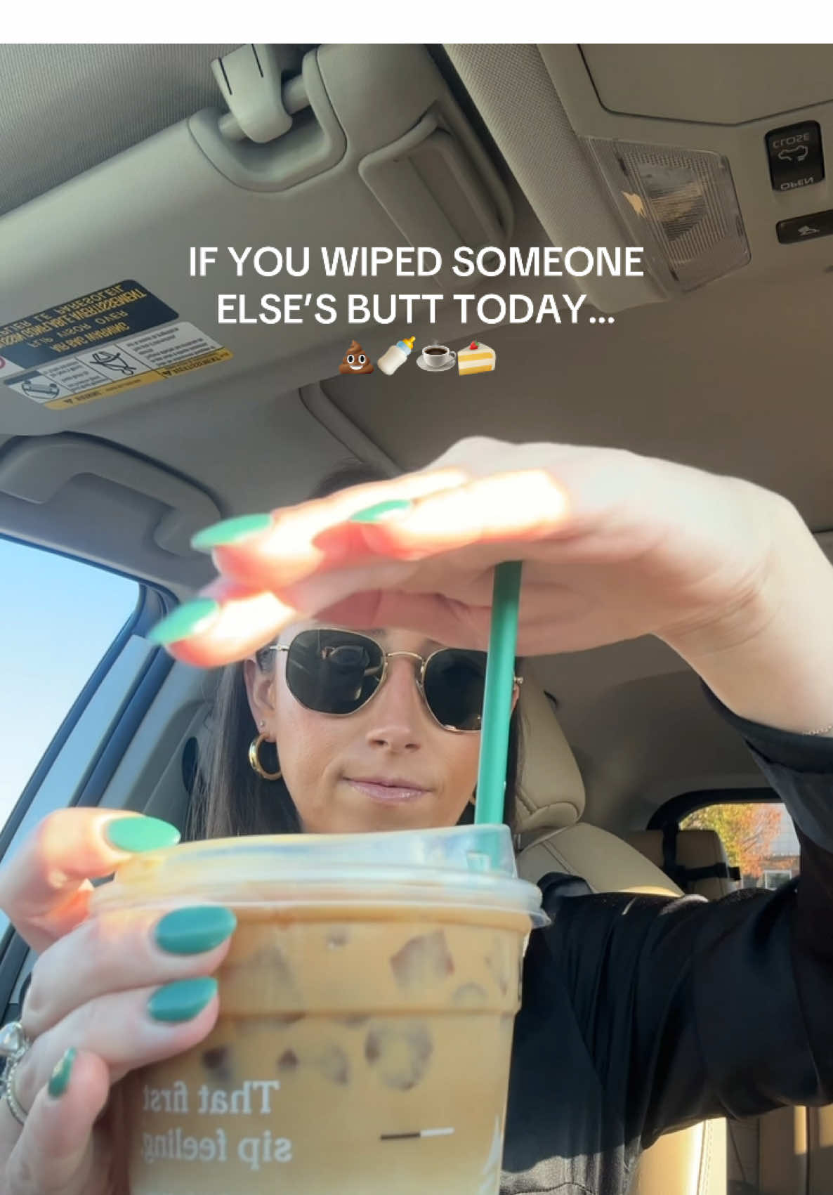 This is your official permission to get your sweet treat —-> send this to the husbands! 💌 & that’s two sweet treats for me sir 🫡 #motherhoodhumor #twinmom #toddlermom #coffeetok 