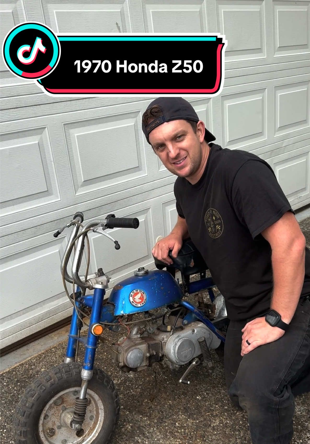 1970 Honda Mini Trail Z50. Will it run? Who’s bike is better, Levi’s or mine? #z50 #hondatrail #minibike #motorcycle 