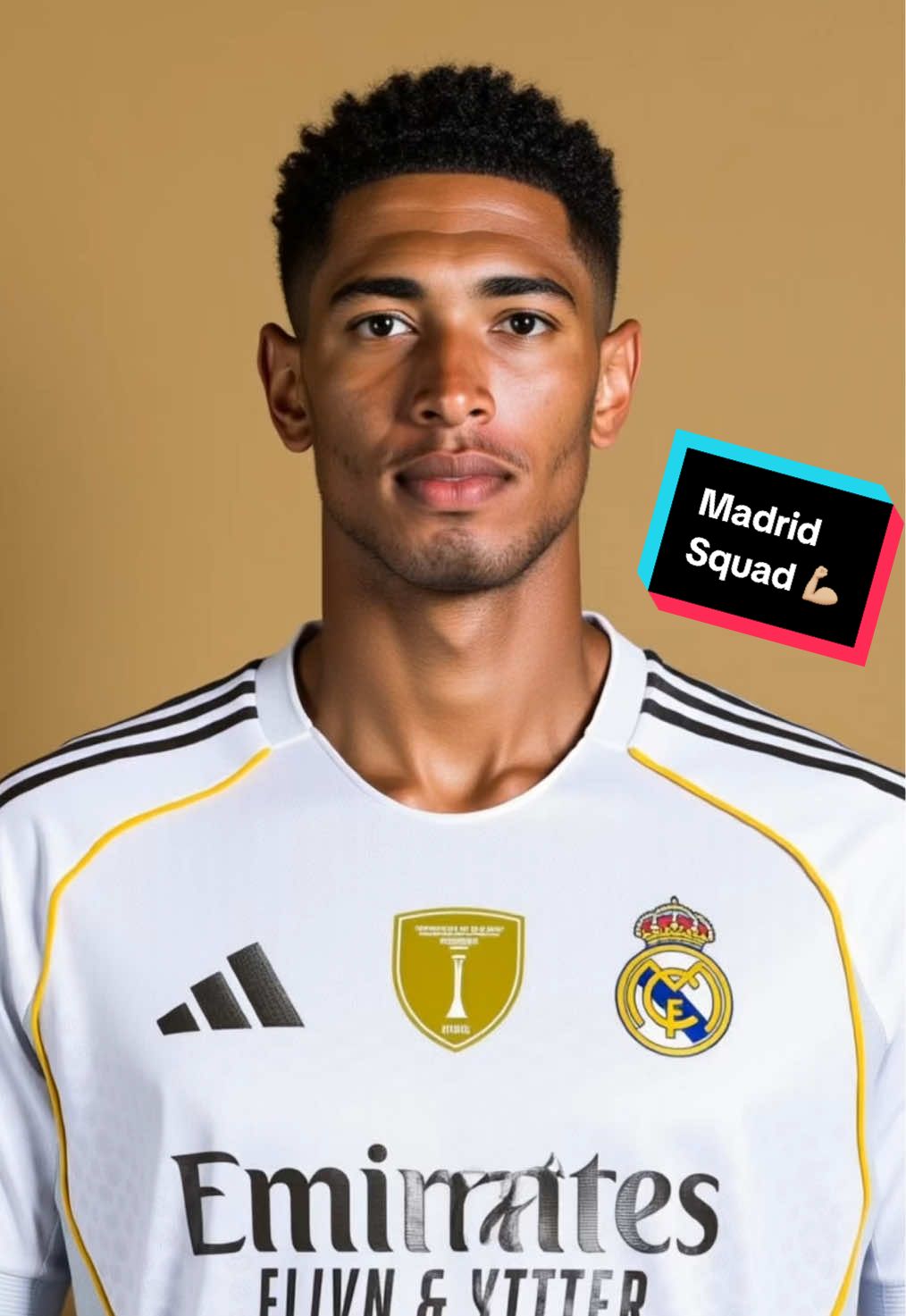 Madrid squad 💪🏼 🏴󠁧󠁢󠁥󠁮󠁧󠁿 Jude Bellingham 🏴󠁧󠁢󠁥󠁮󠁧󠁿 Trent Arnold 🇹🇷 Arda Guller 🇺🇾 Federico Valverde 🇩🇪 Antonio Rudiger 🇧🇷 Rodrygo Goes 🇧🇪 Thibaut Courtois 😭 Luka Modric 🇫🇷 Kylian Mbappe #RealMadrid #RM #AI #AIVideo