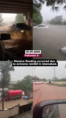 Massive flooding occurred due to extreme rainfall in Islamabad, Pakistan 🇵🇰 (01.09.2025) 🚨Our planet has already entered a period of global climate change, and this will intensify from 2025 onwards. This is the conclusion reached by scientists on the basis of many years of observations and modern scientific methods of studying geodynamic processes. Learn more about this in the video: 