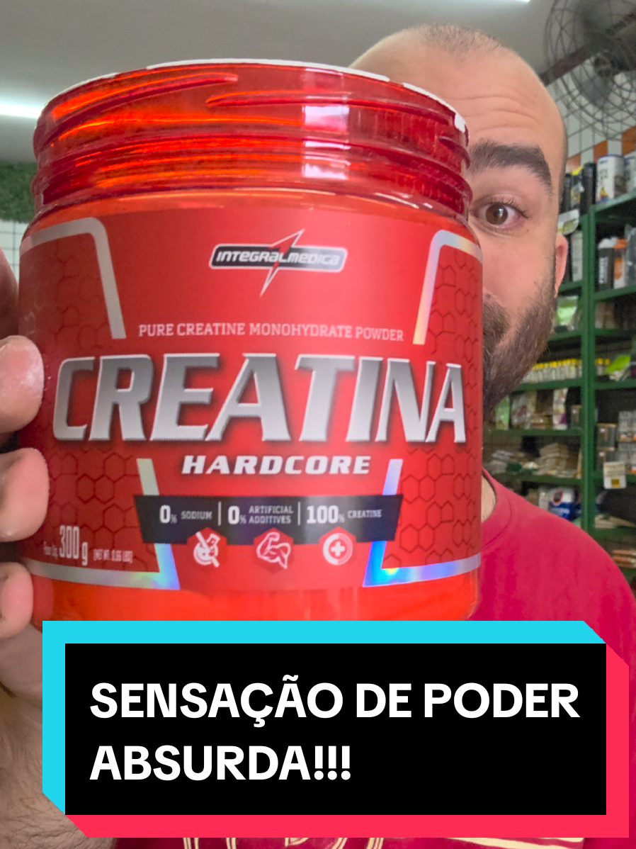 Sensação de poder absurda… 😳 Tomei só um scoop de creatina e já tô achando que virei o Hulk! 💪😂 Me falam o que vocês sentem quando tomam, mas acho que aqui o efeito foi psicológico (ou será que não? 🤔🤣 #sensacaodepoderabsurda  #creatina #foryou  #fyp #creatorsearchinsights 
