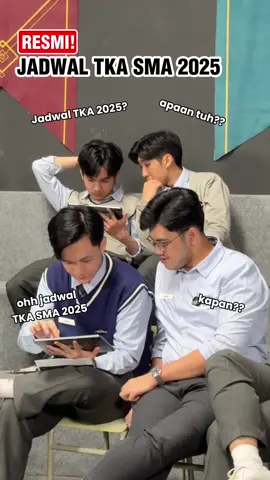 RESMI‼️ Jadwal pelaksanaan TKA SMA berlangsung sampai 5 Oktober 2025🤩 Jangan lupa ikut simulasi untuk persiapan, yaa! Biar semakin mantap, kamu bisa ikut tryout-tryout di Ruangguru juga, loh! Untuk informasi lebih lanjut, klik link di bio ya😍🫵🏻  #ruangguru #tka 