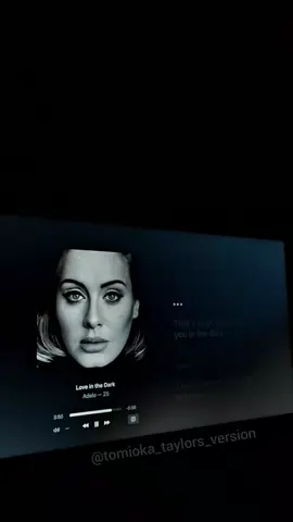 Adele - Love in the Dark  #music #foryou #fypシ゚viral #adele #applemusic 